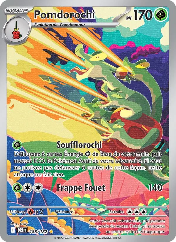 Carte Pokémon Pomdorochi de l'extension Rivalités Destinées