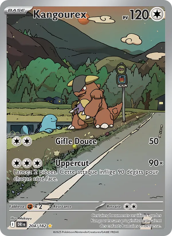 Carte Pokémon Kangourex de l'extension Rivalités Destinées