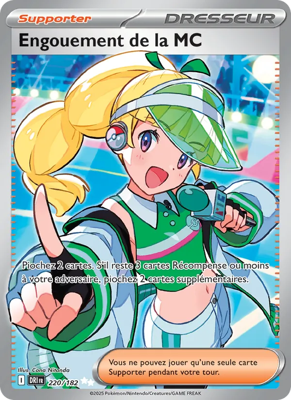Carte Pokémon Engouement de la MC de l'extension Rivalités Destinées