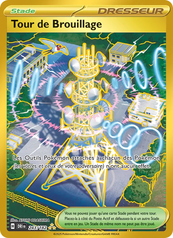 Carte Pokémon Tour de Brouillage de l'extension Rivalités Destinées