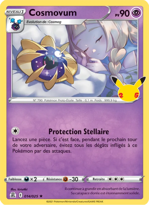 Carte Pokémon Cosmovum de l'extension Célébrations