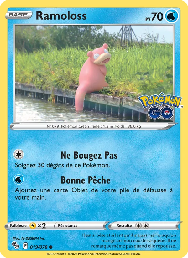 Carte Pokémon Ramoloss de l'extension Pokémon GO