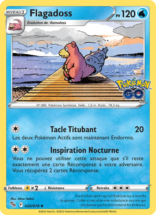 Carte Pokémon Flagadoss de l'extension Pokémon GO