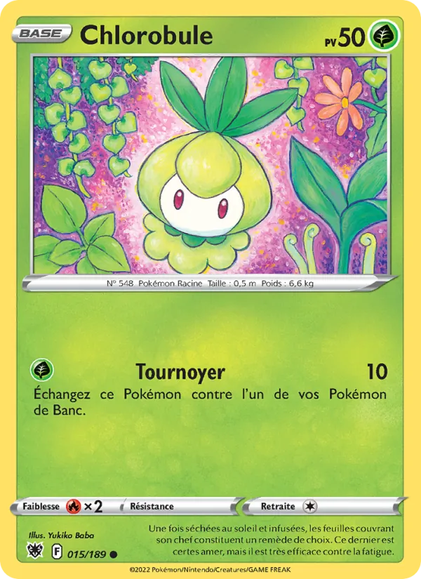 Carte Pokémon Chlorobule de l'extension Astres Radieux