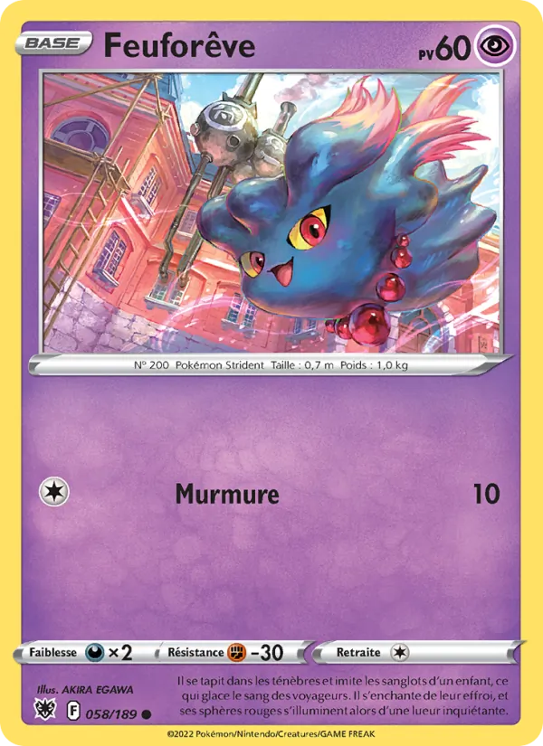 Carte Pokémon Feuforêve de l'extension Astres Radieux