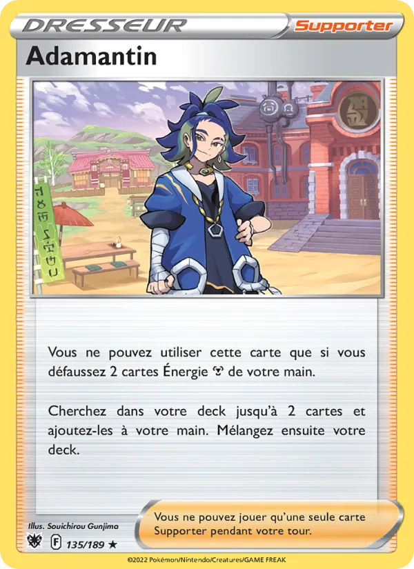 Carte Pokémon Adamantin de l'extension Astres Radieux