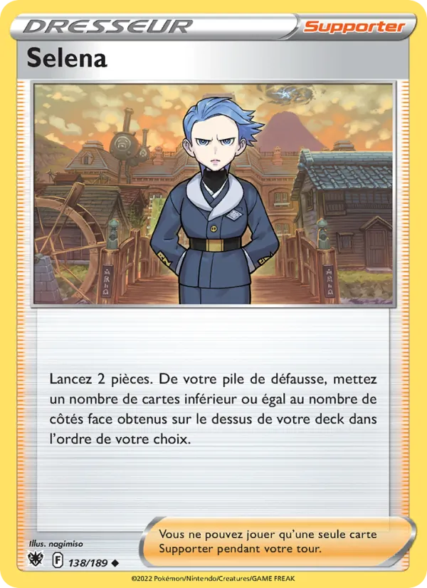 Carte Pokémon Selena de l'extension Astres Radieux