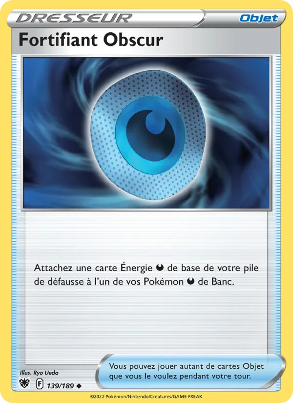 Carte Pokémon Fortifiant Obscur de l'extension Astres Radieux