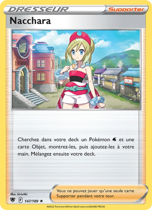 Carte Pokémon Nacchara de l'extension Astres Radieux