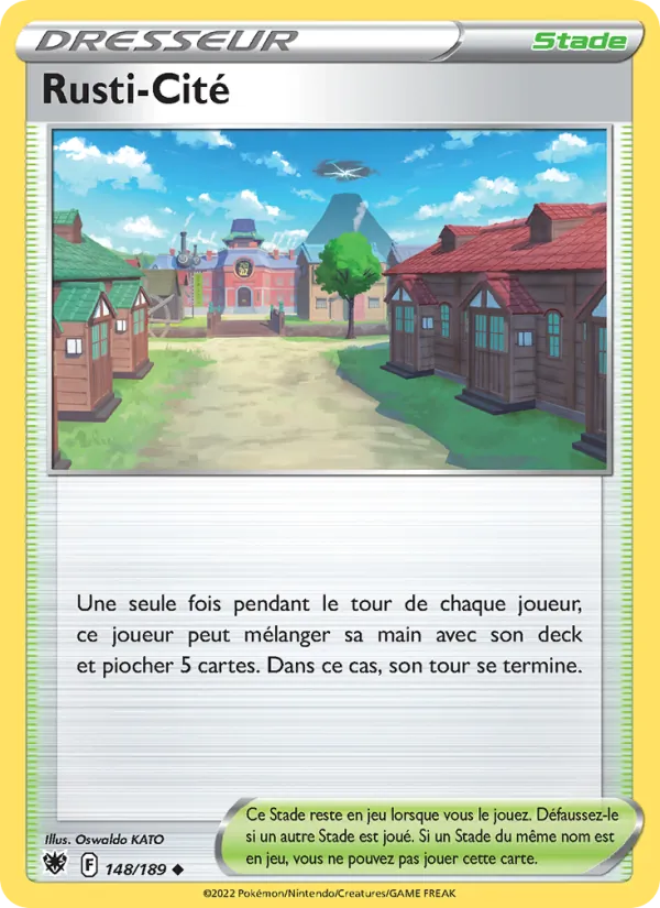 Carte Pokémon Rusti-Cité de l'extension Astres Radieux