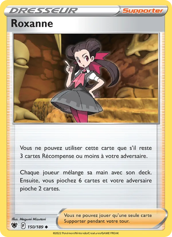 Carte Pokémon Roxanne de l'extension Astres Radieux