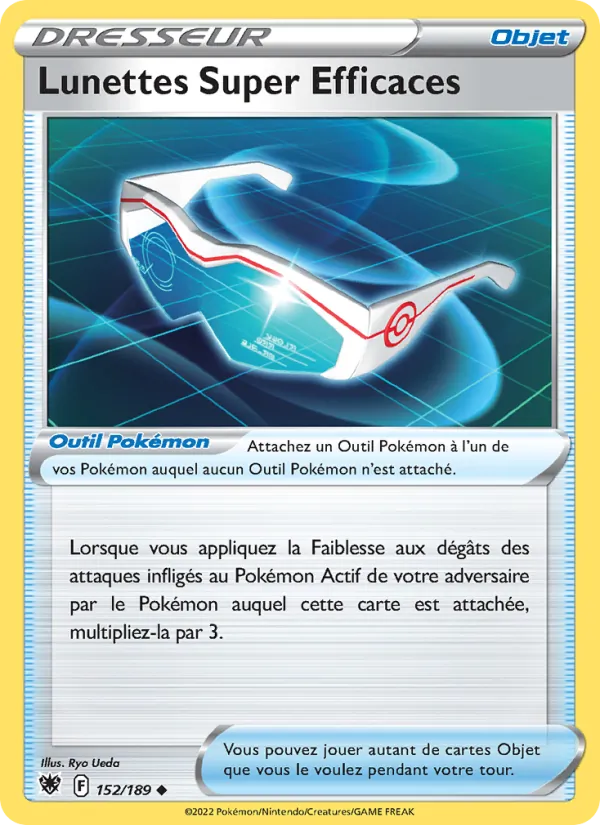 Carte Pokémon Lunettes Super Efficaces de l'extension Astres Radieux