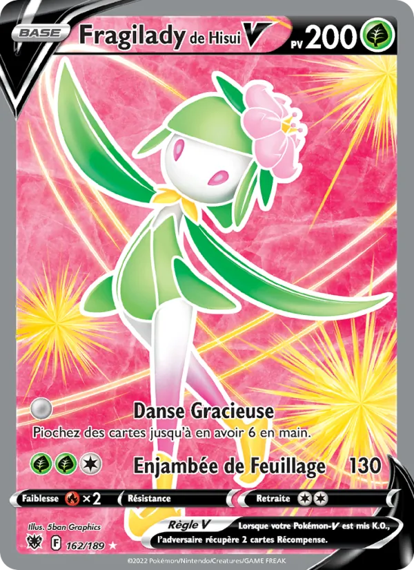 Carte Pokémon Fragilady de Hisui V de l'extension Astres Radieux