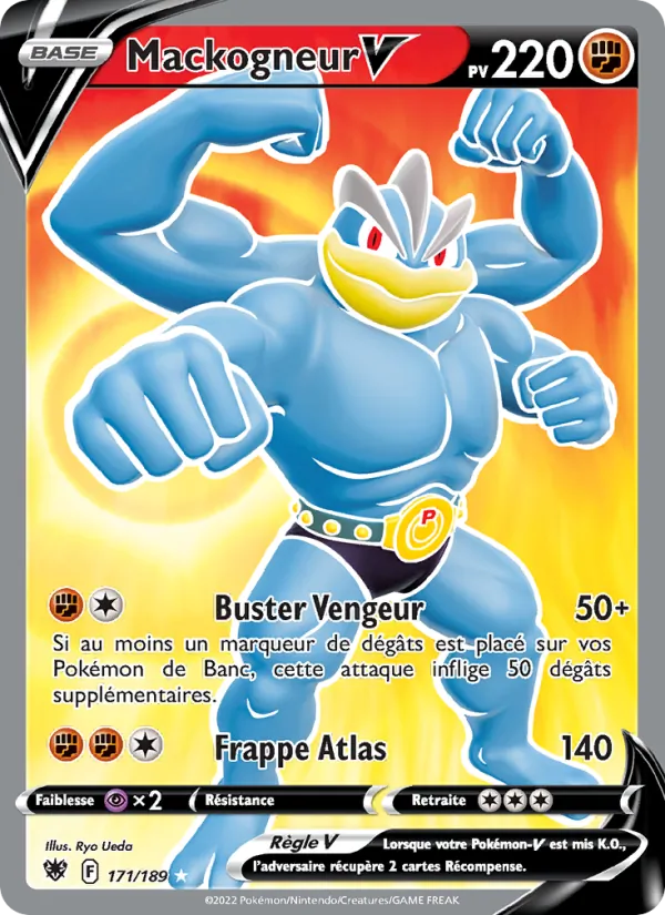 Carte Pokémon Mackogneur V de l'extension Astres Radieux