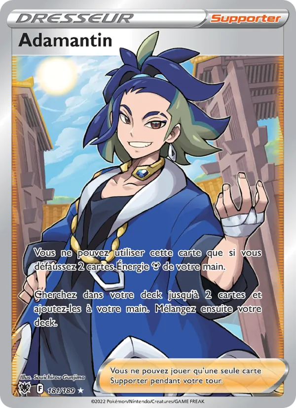 Carte Pokémon Adamantin de l'extension Astres Radieux