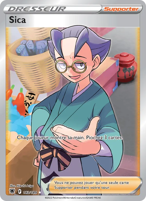 Carte Pokémon Sica de l'extension Astres Radieux