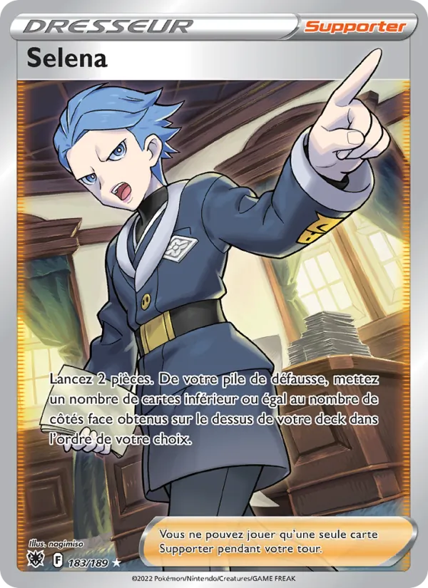 Carte Pokémon Selena de l'extension Astres Radieux