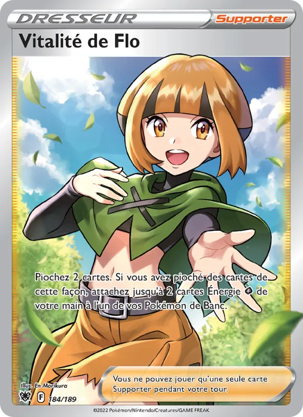 Carte Pokémon Vitalité de Flo de l'extension Astres Radieux
