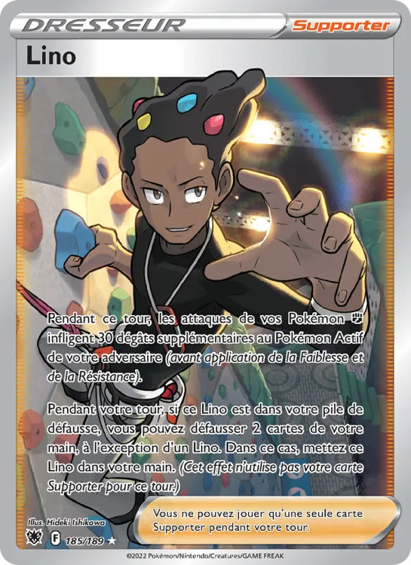 Carte Pokémon Lino de l'extension Astres Radieux
