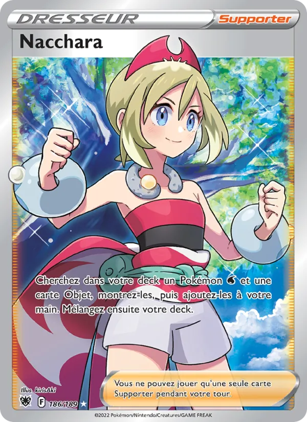 Carte Pokémon Nacchara de l'extension Astres Radieux