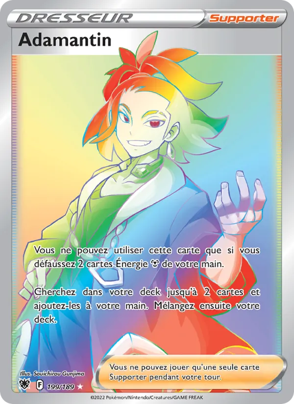 Carte Pokémon Adamantin de l'extension Astres Radieux