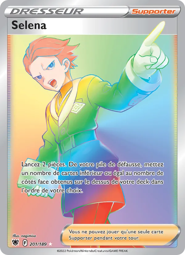 Carte Pokémon Selena de l'extension Astres Radieux
