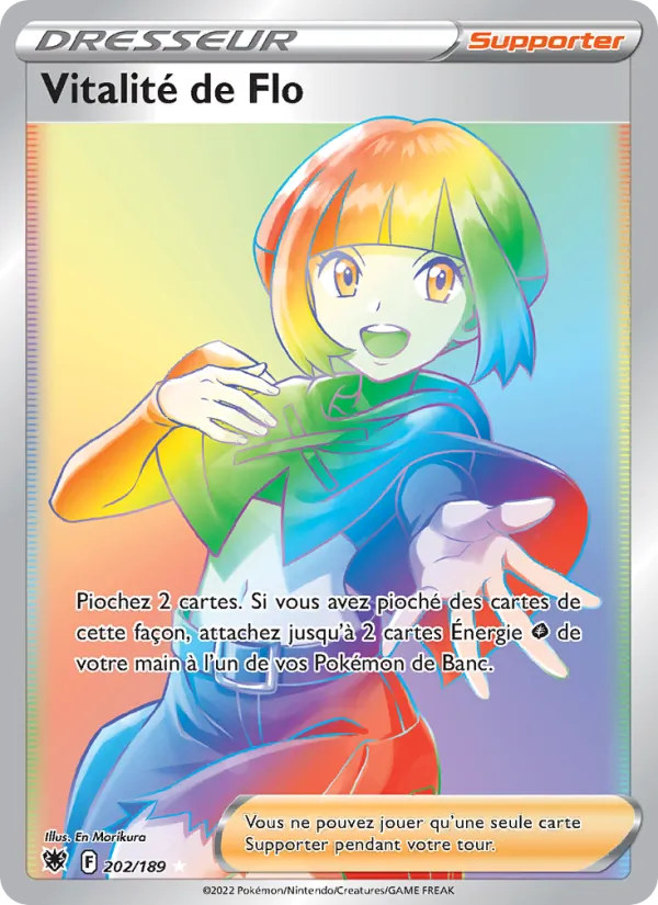 Carte Pokémon Vitalité de Flo de l'extension Astres Radieux