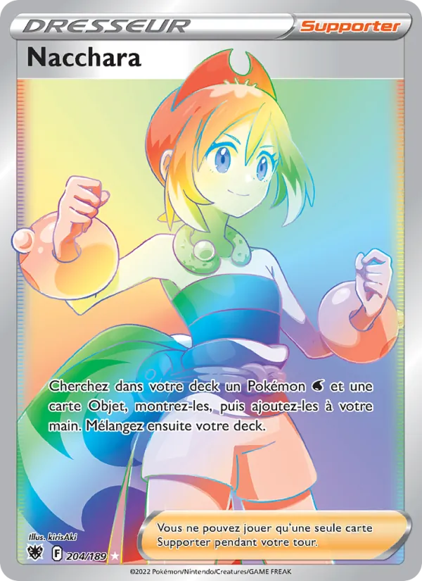 Carte Pokémon Nacchara de l'extension Astres Radieux