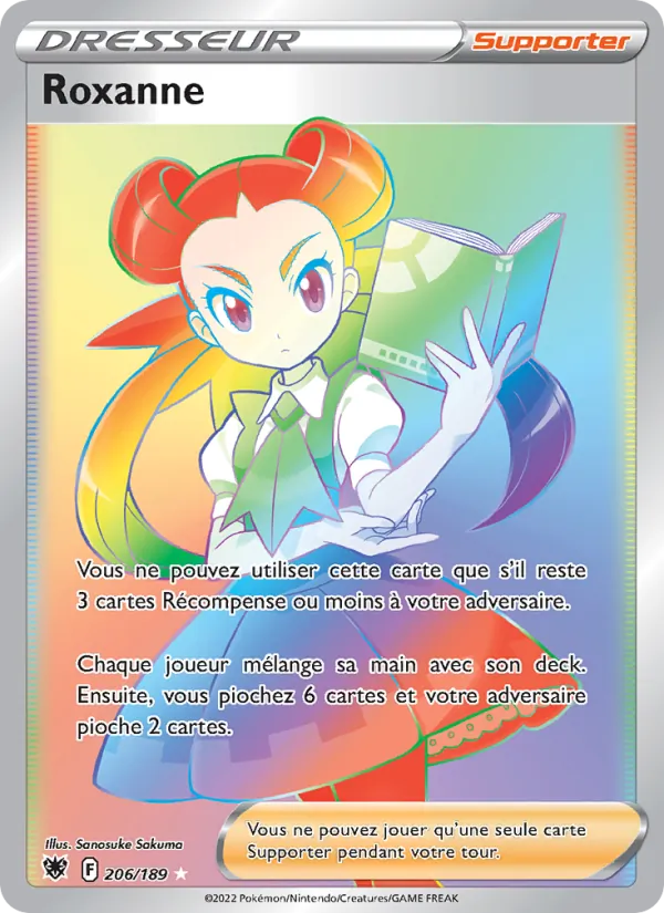 Carte Pokémon Roxanne de l'extension Astres Radieux