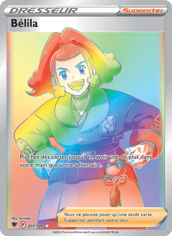 Carte Pokémon Bélila de l'extension Astres Radieux