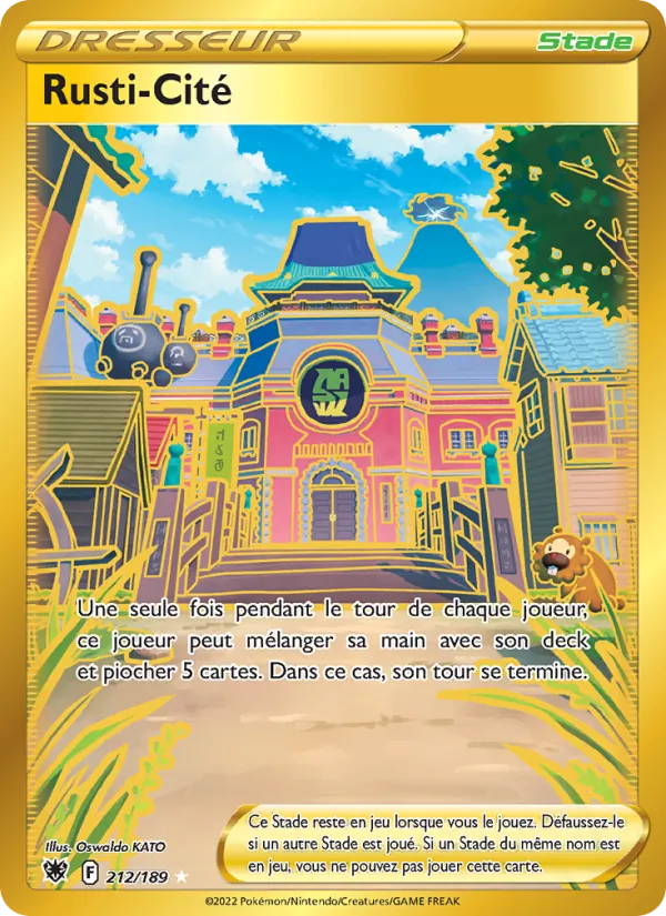 Carte Pokémon Rusti-Cité de l'extension Astres Radieux