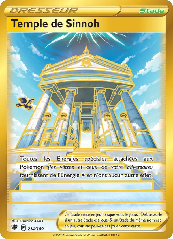 Carte Pokémon Temple de Sinnoh de l'extension Astres Radieux