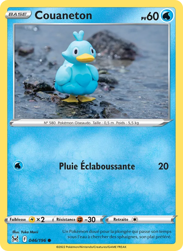 Carte Pokémon Couaneton de l'extension Origine Perdue