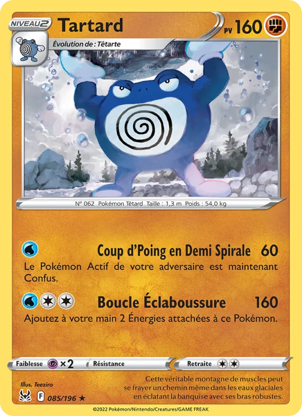 Carte Pokémon Tartard de l'extension Origine Perdue