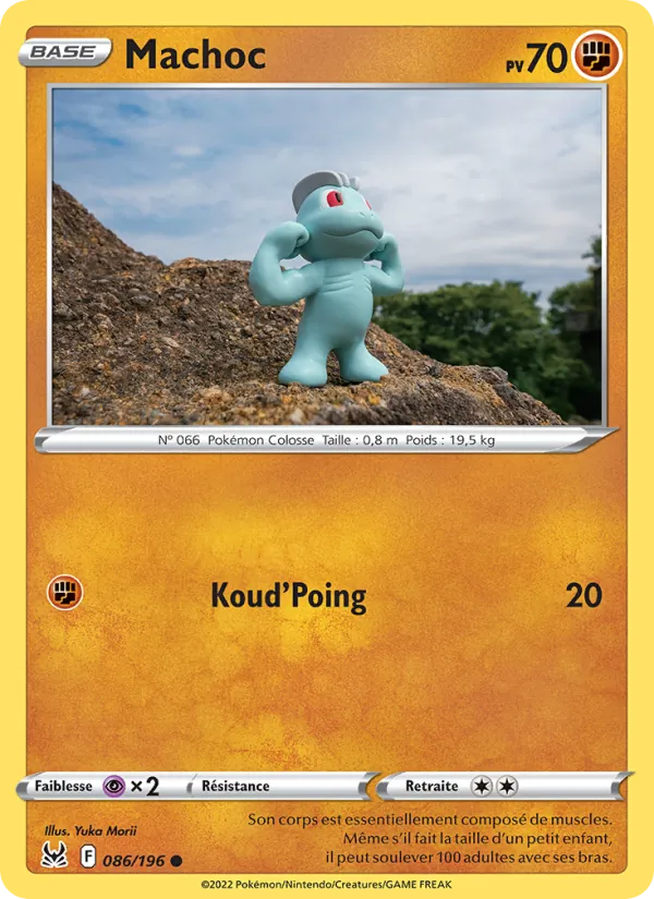 Carte Pokémon Machoc de l'extension Origine Perdue