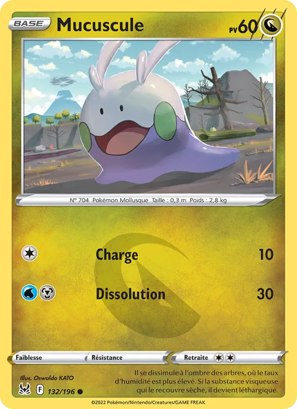 Carte Pokémon Mucuscule de l'extension Origine Perdue