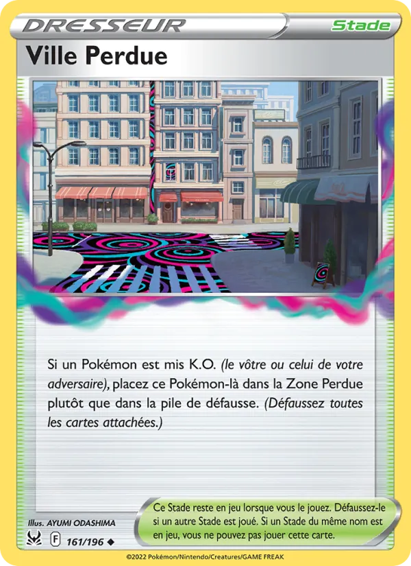 Carte Pokémon Ville Perdue de l'extension Origine Perdue