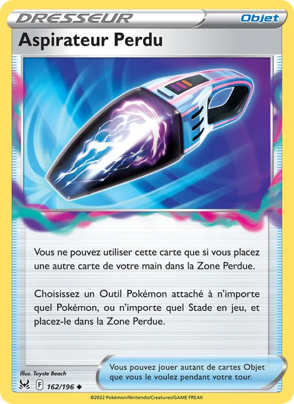 Carte Pokémon Aspirateur Perdu de l'extension Origine Perdue