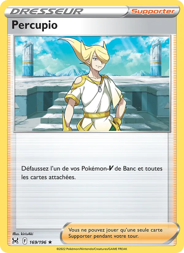 Carte Pokémon Percupio de l'extension Origine Perdue