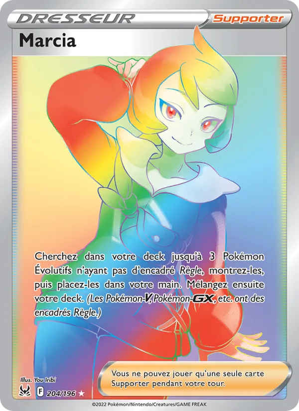 Carte Pokémon Marcia de l'extension Origine Perdue