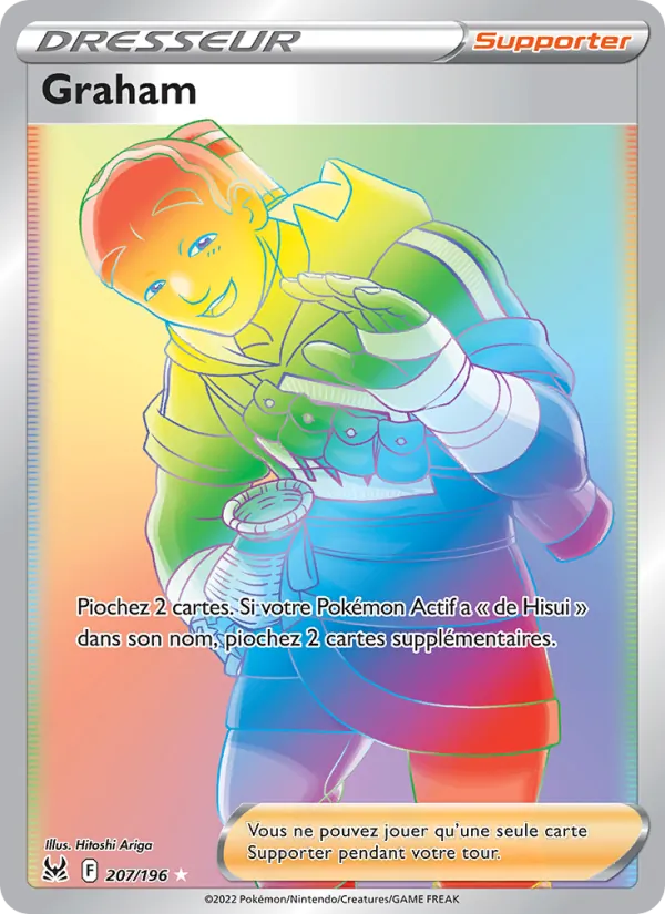 Carte Pokémon Graham de l'extension Origine Perdue