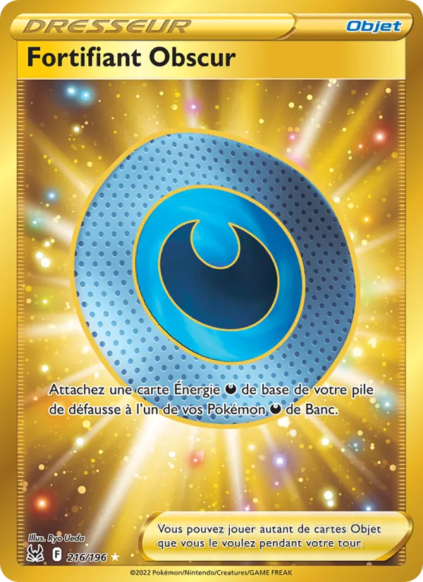 Carte Pokémon Fortifiant Obscur de l'extension Origine Perdue
