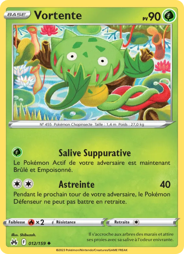 Carte Pokémon Vortente de l'extension Zénith Suprême