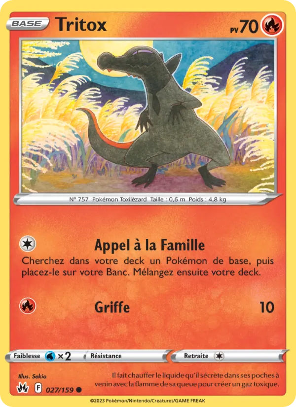 Carte Pokémon Tritox de l'extension Zénith Suprême