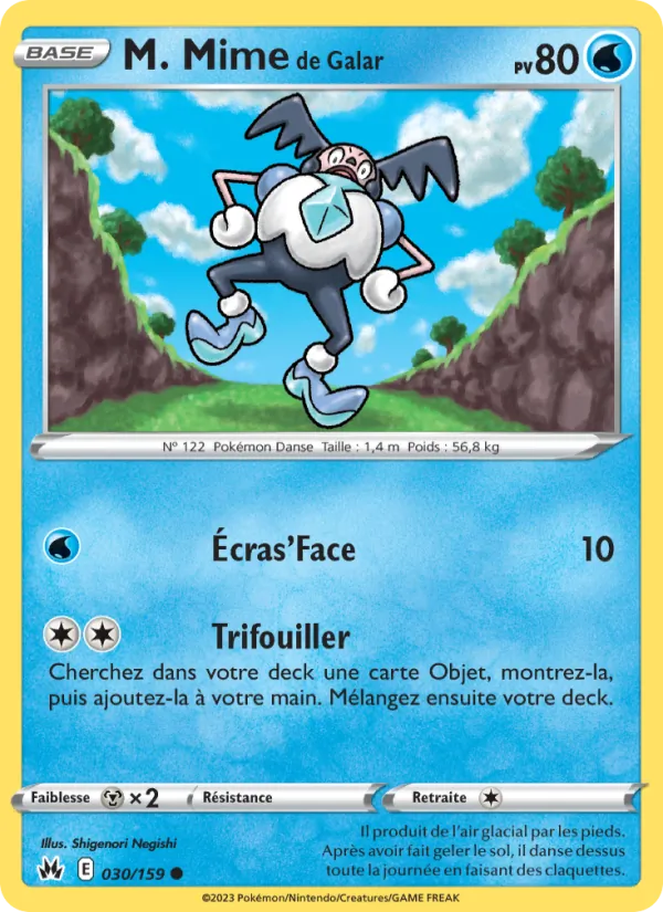 Carte Pokémon M. Mime de Galar de l'extension Zénith Suprême