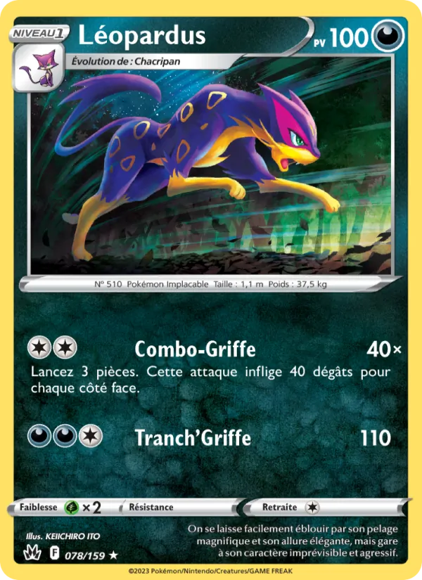 Carte Pokémon Léopardus de l'extension Zénith Suprême
