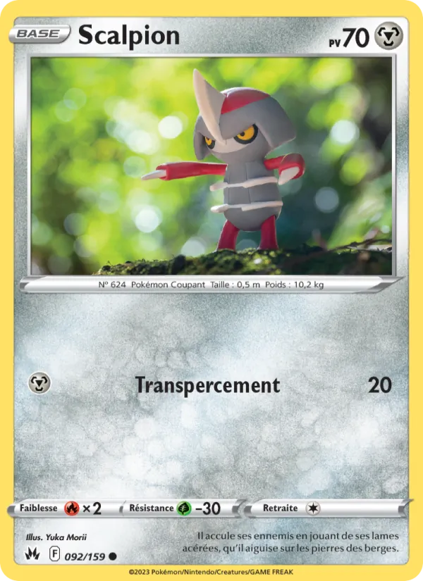 Carte Pokémon Scalpion de l'extension Zénith Suprême