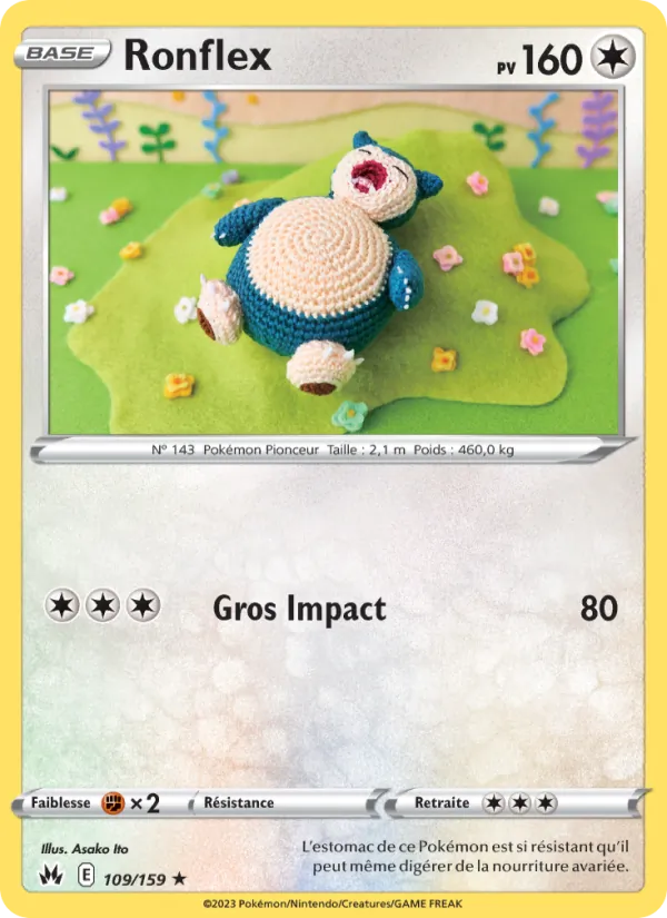 Carte Pokémon Ronflex de l'extension Zénith Suprême