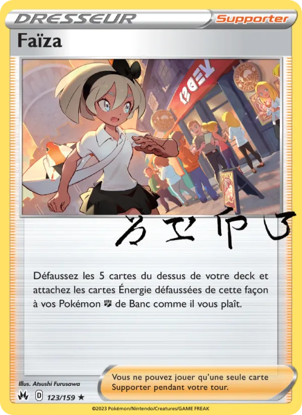 Carte Pokémon Faïza de l'extension Zénith Suprême