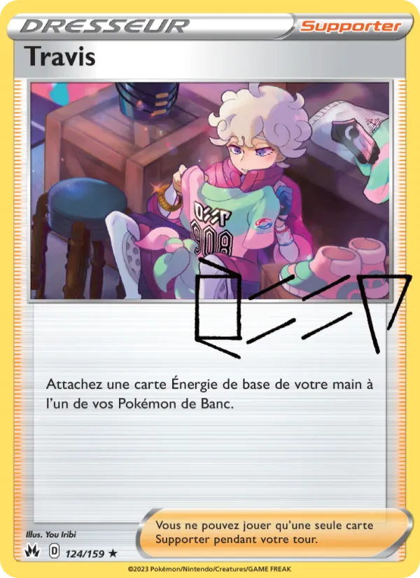 Carte Pokémon Travis de l'extension Zénith Suprême